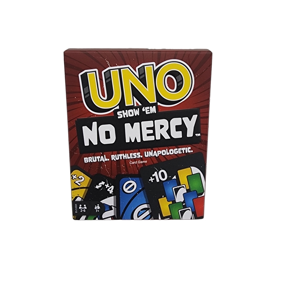 Uno Show'Em No Mercy Card Game Mattel BRAND NEW - SEALED